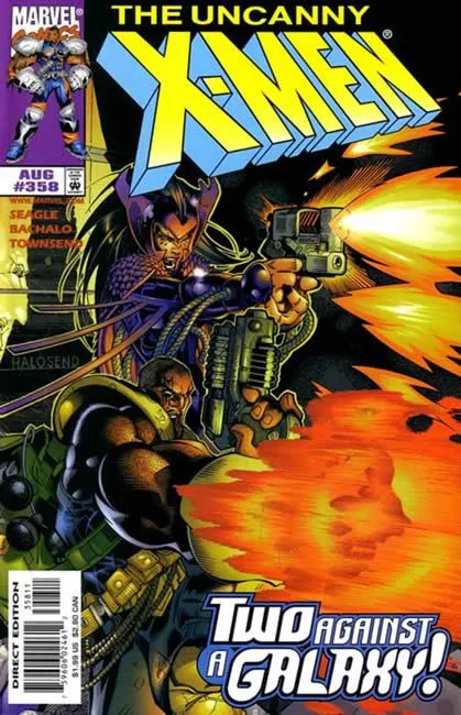Uncanny X-Men, Vol. 1 #358 Direct Edition comic book cover, 1998