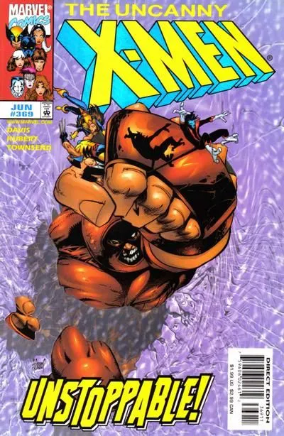 Uncanny X-Men, Vol. 1 #369 Direct Edition comic book cover, 1999