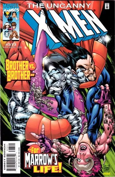 Uncanny X-Men, Vol. 1 #373 Direct Edition comic book cover, 1999