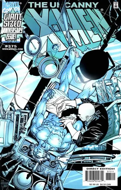 Uncanny X-Men, Vol. 1 #375 Direct Edition comic book cover, 1999