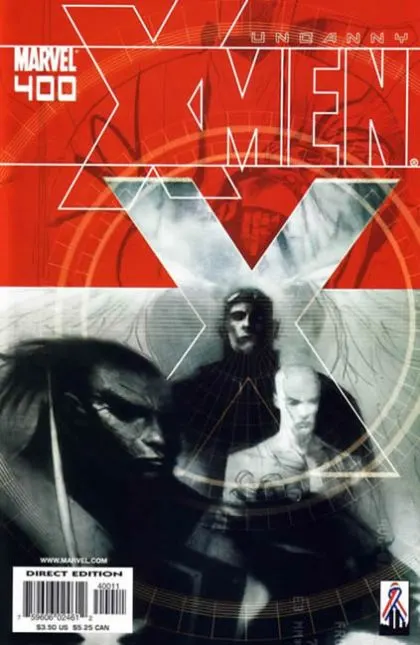 Uncanny X-Men, Vol. 1 #400 Direct Edition comic book cover, 2002