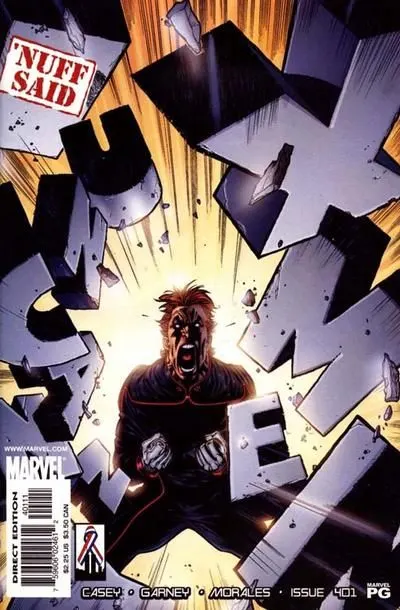 Uncanny X-Men, Vol. 1 #401 Direct Edition comic book cover, 2002
