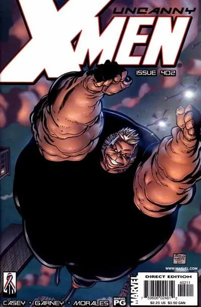 Uncanny X-Men, Vol. 1 #402 Direct Edition comic book cover, 2002