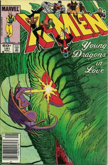 Uncanny X-Men, Vol. 1 #181 Newsstand Edition comic book cover, 1984