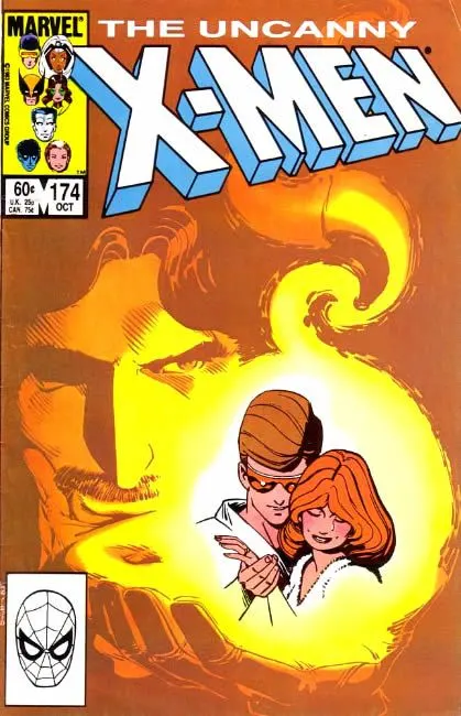 Uncanny X-Men, Vol. 1 #174 Direct Edition comic book cover, 1983