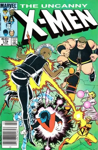 Uncanny X-Men, Vol. 1 #178 Newsstand Edition comic book cover, 1984
