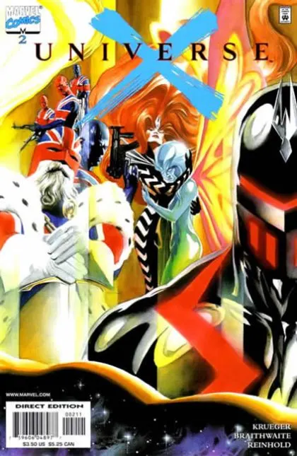 Universe X #2 comic book cover, 2000