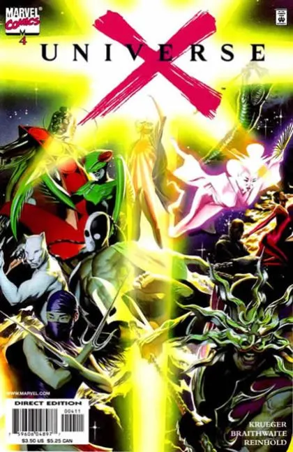 Universe X #4 comic book cover, 2001