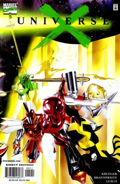 Universe X #5 comic book cover, 2001