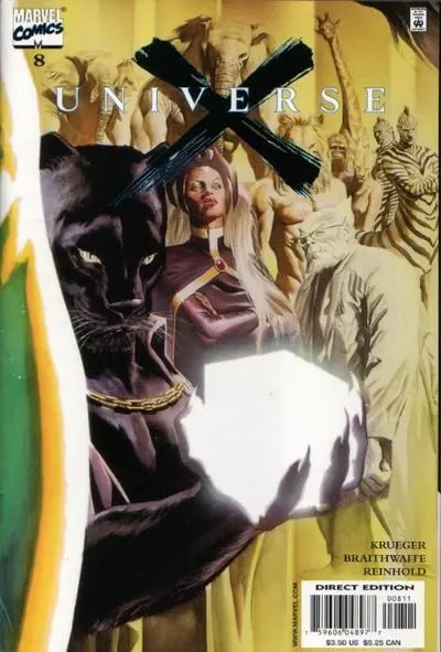 Universe X #8 comic book cover, 2001