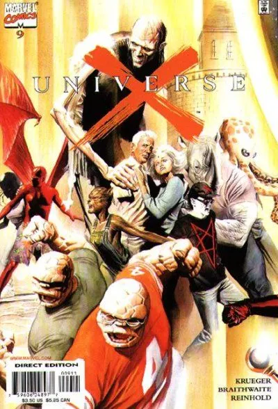 Universe X #9 comic book cover, 2001