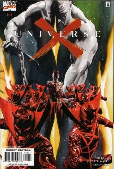 Universe X #10 comic book cover, 2001