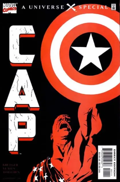 Universe X Special: Cap #1 comic book cover, 2001
