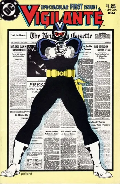 Vigilante, Vol. 1 #1 comic book cover, 1983