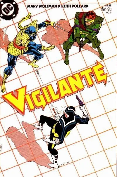 Vigilante, Vol. 1 #5 comic book cover, 1984