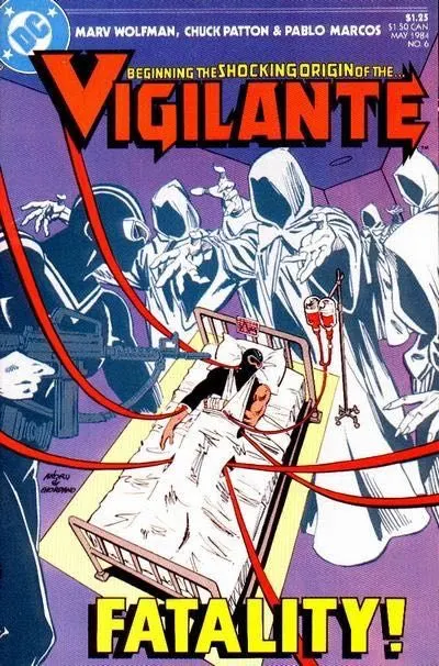 Vigilante, Vol. 1 #6 comic book cover, 1984