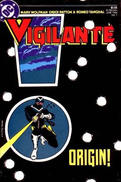 Vigilante, Vol. 1 #7 comic book cover, 1984