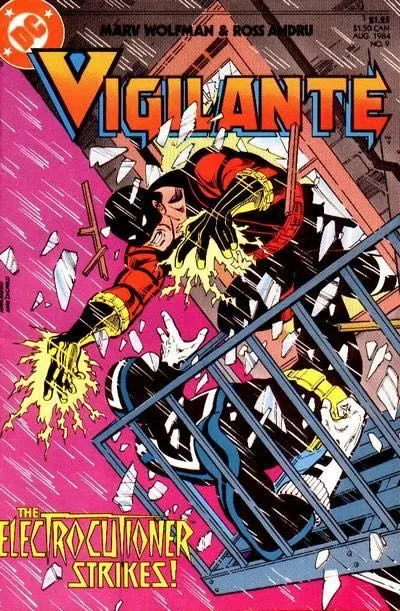 Vigilante, Vol. 1 #9 comic book cover, 1984
