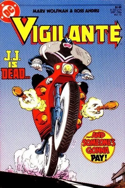 Vigilante, Vol. 1 #10 comic book cover, 1984
