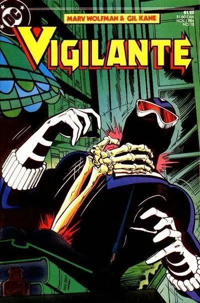 Vigilante, Vol. 1 #12 comic book cover, 1984