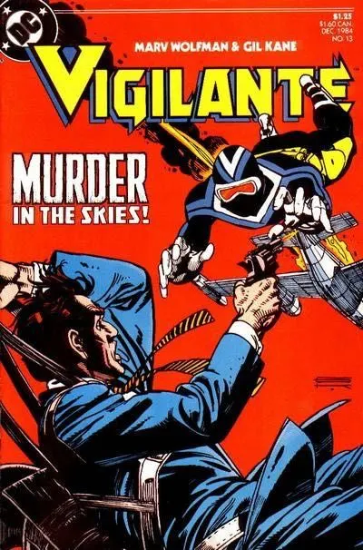 Vigilante, Vol. 1 #13 comic book cover, 1984