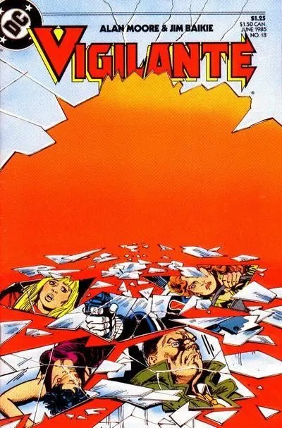 Vigilante, Vol. 1 #18 comic book cover, 1985