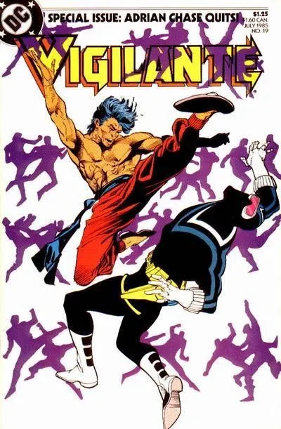 Vigilante, Vol. 1 #19 comic book cover, 1985