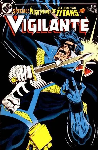Vigilante, Vol. 1 #20 comic book cover, 1985