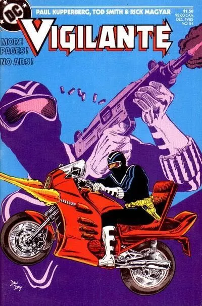 Vigilante, Vol. 1 #24 comic book cover, 1985