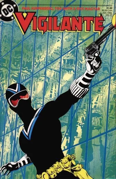 Vigilante, Vol. 1 #25 comic book cover, 1986