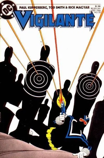 Vigilante, Vol. 1 #26 comic book cover, 1986