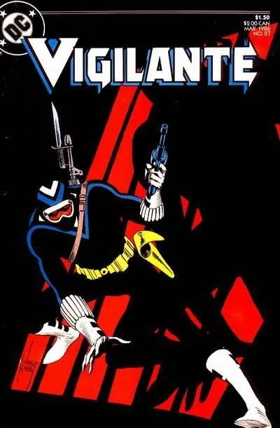 Vigilante, Vol. 1 #27 comic book cover, 1986