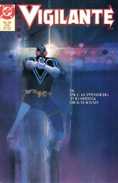 Vigilante, Vol. 1 #28 comic book cover, 1986