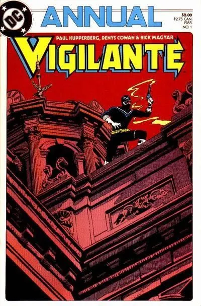 Vigilante, Vol. 1 Annual #1 comic book cover, 1985