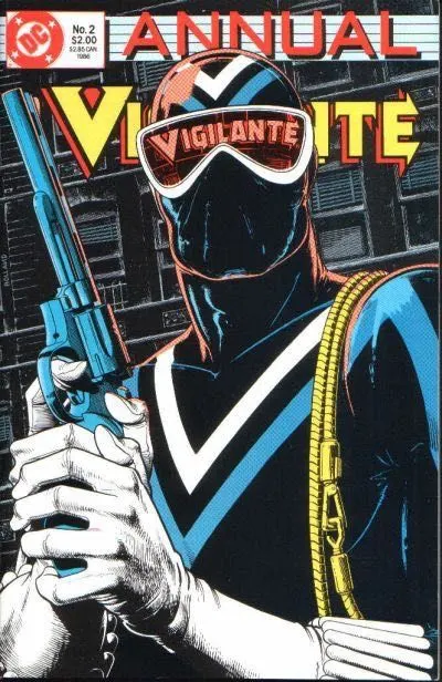 Vigilante, Vol. 1 Annual #2 comic book cover, 1986