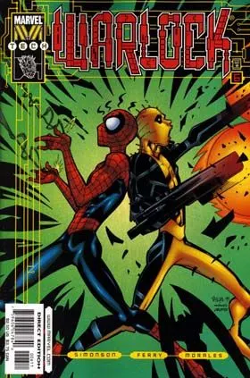 Warlock (Marvel Tech) #6 comic book cover, 2000