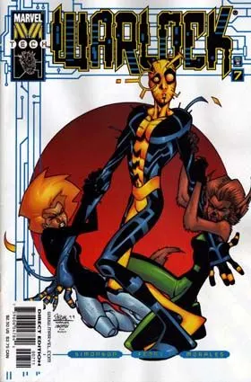 Warlock (Marvel Tech) #7 comic book cover, 2000