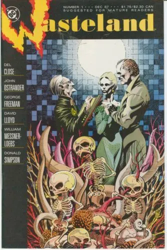 Wasteland (DC) #1 comic book cover, 1987