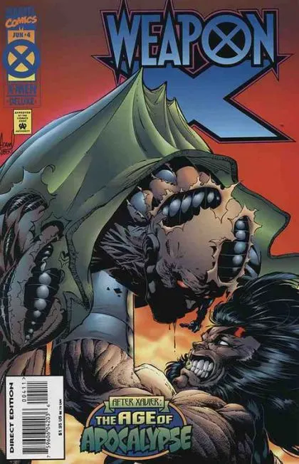 Weapon X, Vol. 1 #4 Direct Deluxe Edition comic book cover, 1995