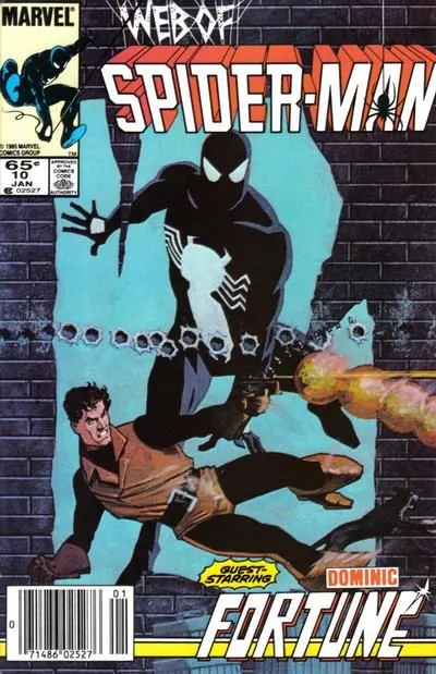 Web of Spider-Man, Vol. 1 #10 Newsstand Edition comic book cover, 1986